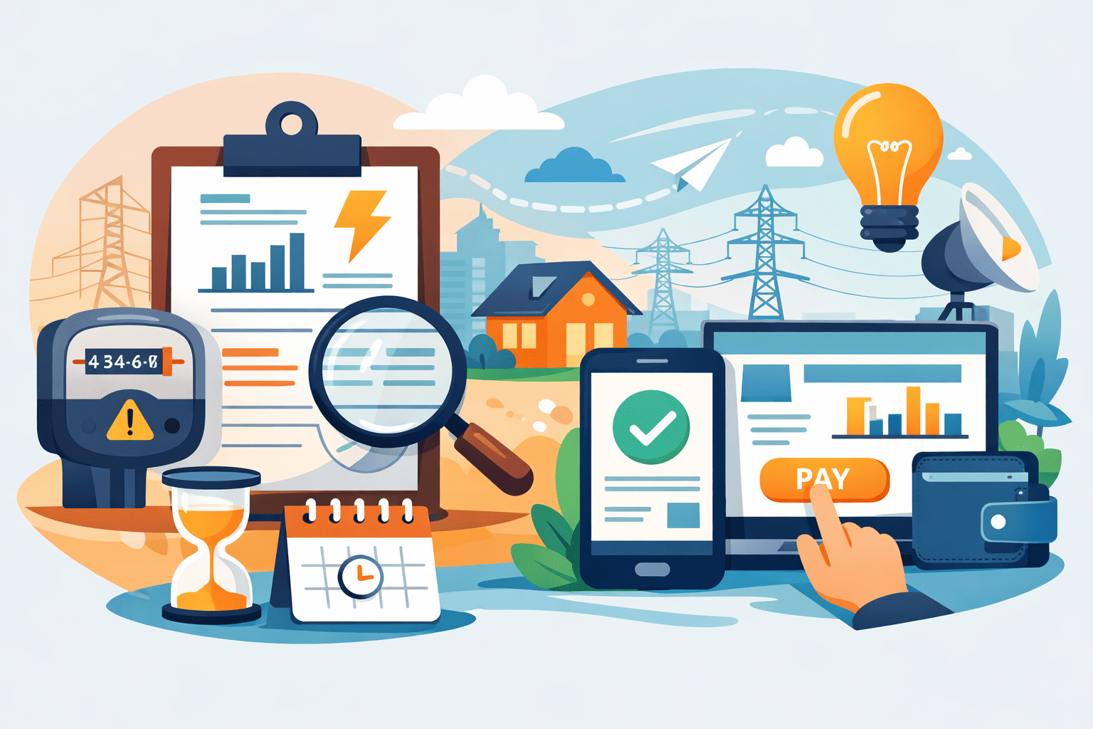 تبسيط دفع فواتير الكهرباء مع Tradexiaerso